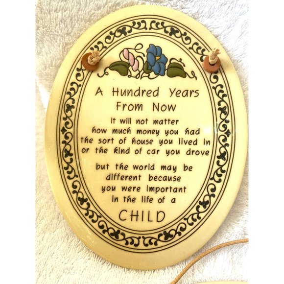 Vintage Genuine Handcrafted Trinity Pottery Wall Display Plaques - Picture 4 of 8